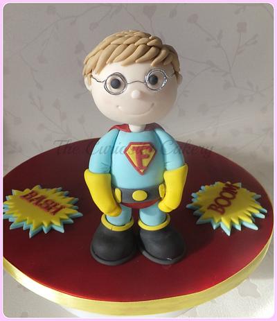 Super boy!! - Cake by The Curiosity Cakery