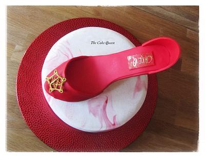 My red Shoe - Cake by Mariana