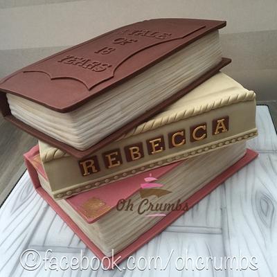 Book cake - Cake by Oh Crumbs