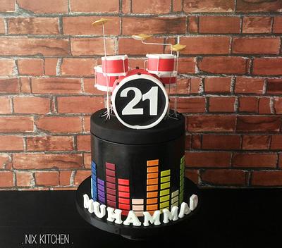 Drum cake - Cake by Nikita Mahmood