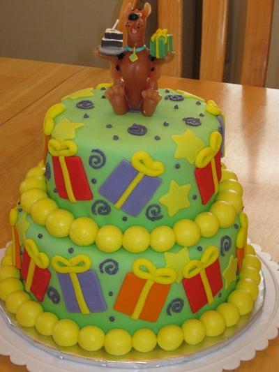 Scooby Doo First Birthday with Matching Smash Cake - Cake by Becky Pendergraft