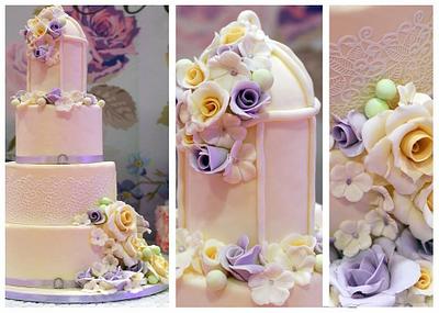 Wedding Birdcages  - Cake by Boutique Cookies Cakes