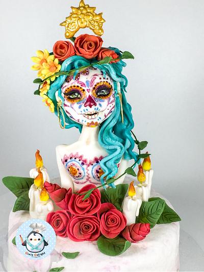 Dia de Los Moertos Cake Collaboration SSB2018 - Cake by DixieDelight by Lusie Lioe
