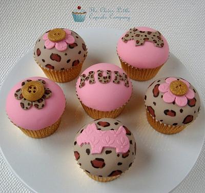 Leopard Print Cupcakes - Cake by Amanda’s Little Cake Boutique