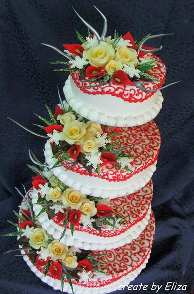 Winter wedding cake - Cake by Eliza
