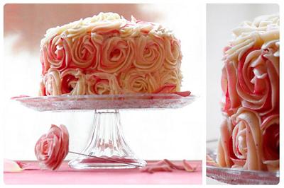 Rose cake - Cake by Mirjam Niedbala