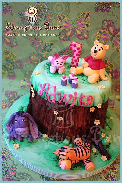 Winnie The Pooh - Cake by Scrumptious Buns