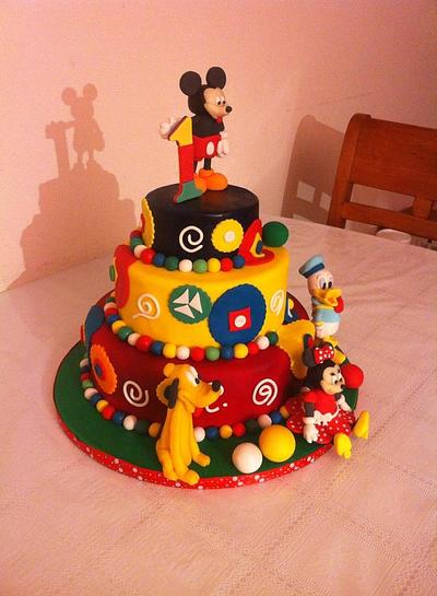 Mikey Mouse Club House - Cake by Ksyusha