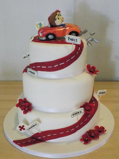 Sports car wedding cake - Cake by Mandy