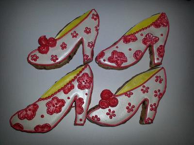 Shoes - Cake by Norma Angelica Garcia