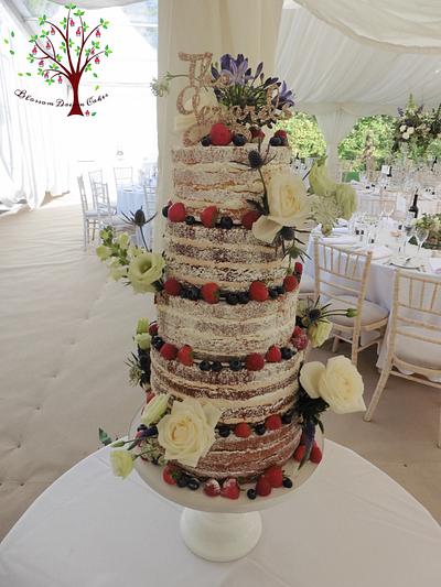Naked Wedding - Cake by Blossom Dream Cakes - Angela Morris