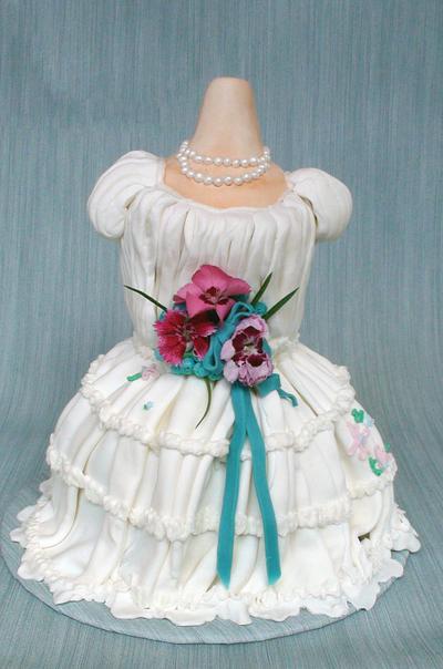 My Grandma's Debutante Dress  - Cake by Josie Durney