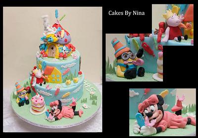 It's Party Time - Cake by Cakes by Nina Camberley