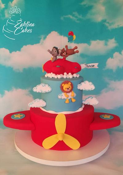 Airplane animal cake - Cake by Zaklina