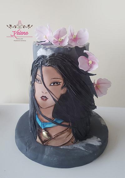 Pocahontas   - Cake by Xelene Atelier