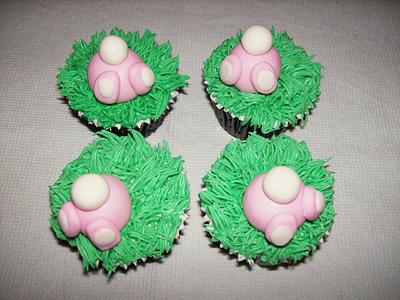Bunny Bum Cupcakes - Cake by Sarah