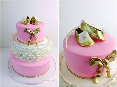 Baby Ballerina  - Cake by Audrey
