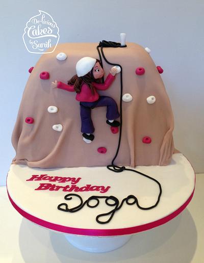 Rock climbing girls cake - Cake by De-licious Cakes by Sarah