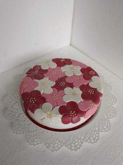 Floral Cake - Cake by hapci03