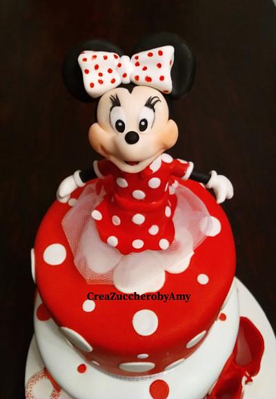 Minnie's cake  - Cake by Amy Blasi