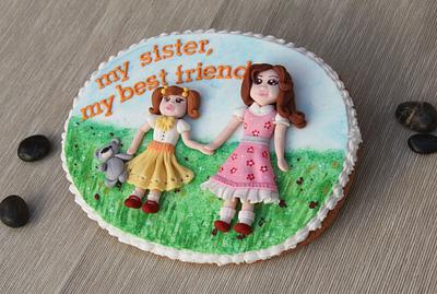 Cookie for "BEST FRIEND'S DAY COLLABORATION" - Cake by Cake My Day