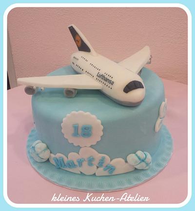 Lufthansa A380 - Cake by Kuchenatelier