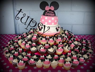 miniie mouse in pink - Cake by tupsy cakes