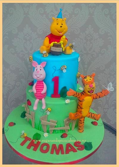 Pooh Bear and Friends Cake - Cake by Mel_SugarandSpiceCakes