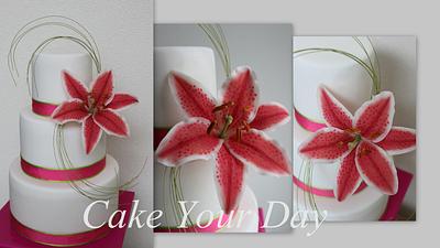 Wedding cake Lily - Cake by Cake Your Day (Susana van Welbergen)
