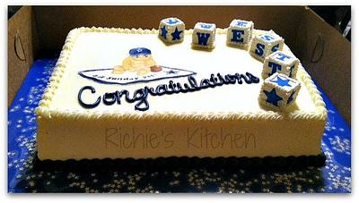 Dallas Cowboys baby shower - Cake by Kristen Oliver