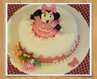 Minnie mouse birthday cake - Cake by cakeyluv