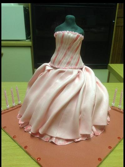 Dress on mannequin  - Cake by EzTopperz by Jessica