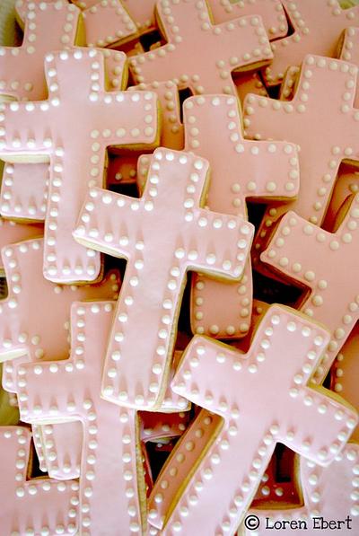 Cross Cookies! - Cake by Loren Ebert