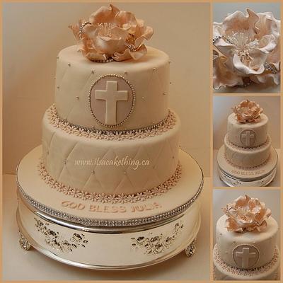 Communion Cake - Cake by It's a Cake Thing 