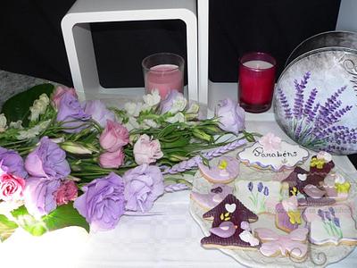 lavender cookies - Cake by BBD