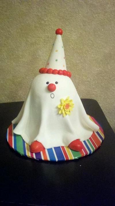 Ghost Clown - Cake by Terri Coleman