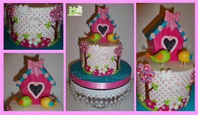 The birds house - Cake by Bety'Sugarland by Elisabete Caseiro 