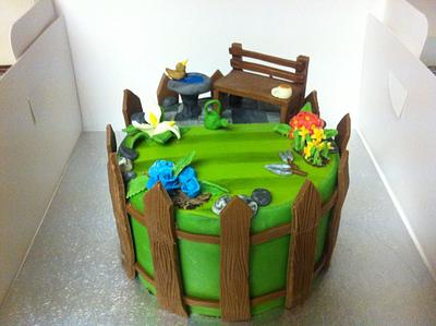 Garden.  - Cake by George's Bakes