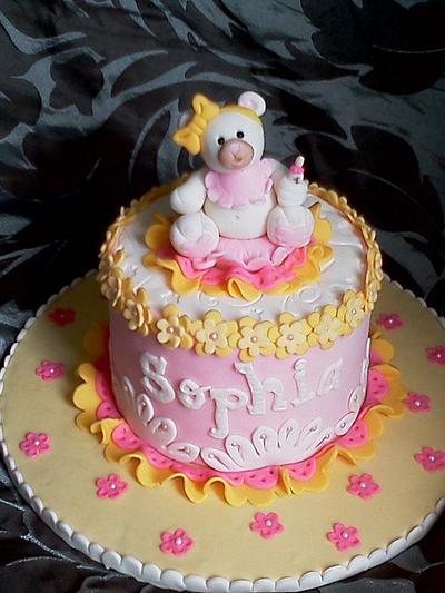 Baby Bear - Cake by the cake trend Elizabeth Rodriguez
