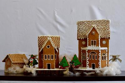 Radiance - gingerbread house  - Cake by Archana