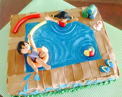 Aqua aerobics anyone? - Cake by Radhika