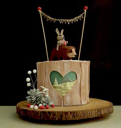 Beary Christmas - Cake by Elizabeth