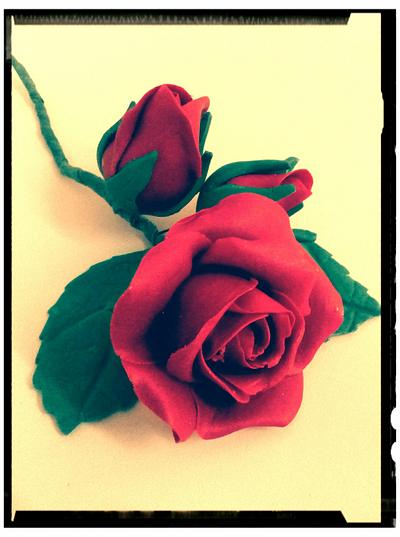 Rose Valentine' s day - Cake by Camelia
