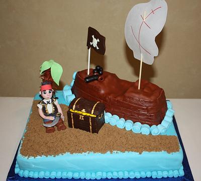 Pirate Ship Cake - Cake by Pam and Nina's Crafty Cakes