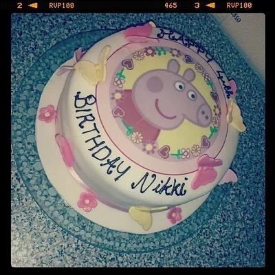 Peppa Pig 'My First Cake!' - Cake by Laura