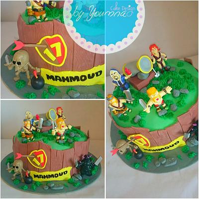 Clash of clans  - Cake by Cake design by youmna 