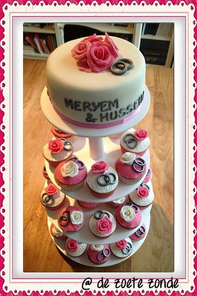 Engagement tower - Cake by marieke