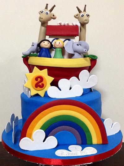 2nd Birthday Noah's Ark Cake - Cake by MariaStubbs