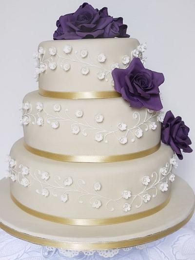 Angie Wedding Cake - Cake by Scrummy Mummy's Cakes