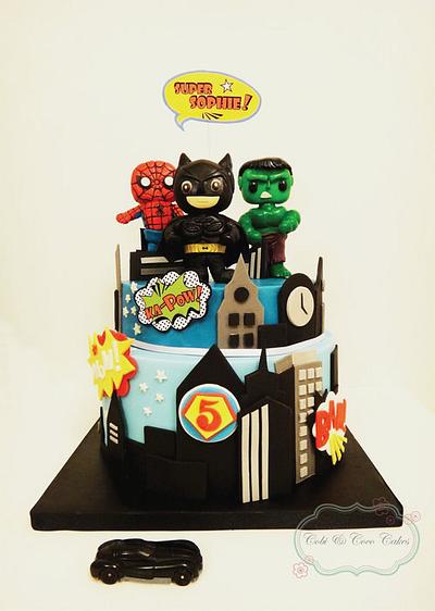 Superheros Cake - Cake by Cobi & Coco Cakes 